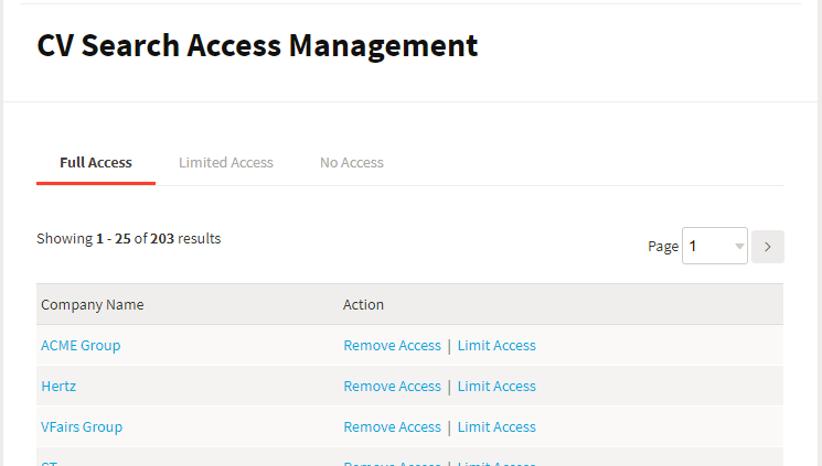 New Customized CV Search Access for Employers – Talentera