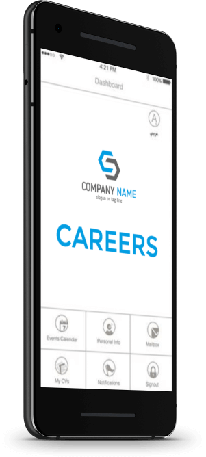 Talentera careers page mobile version